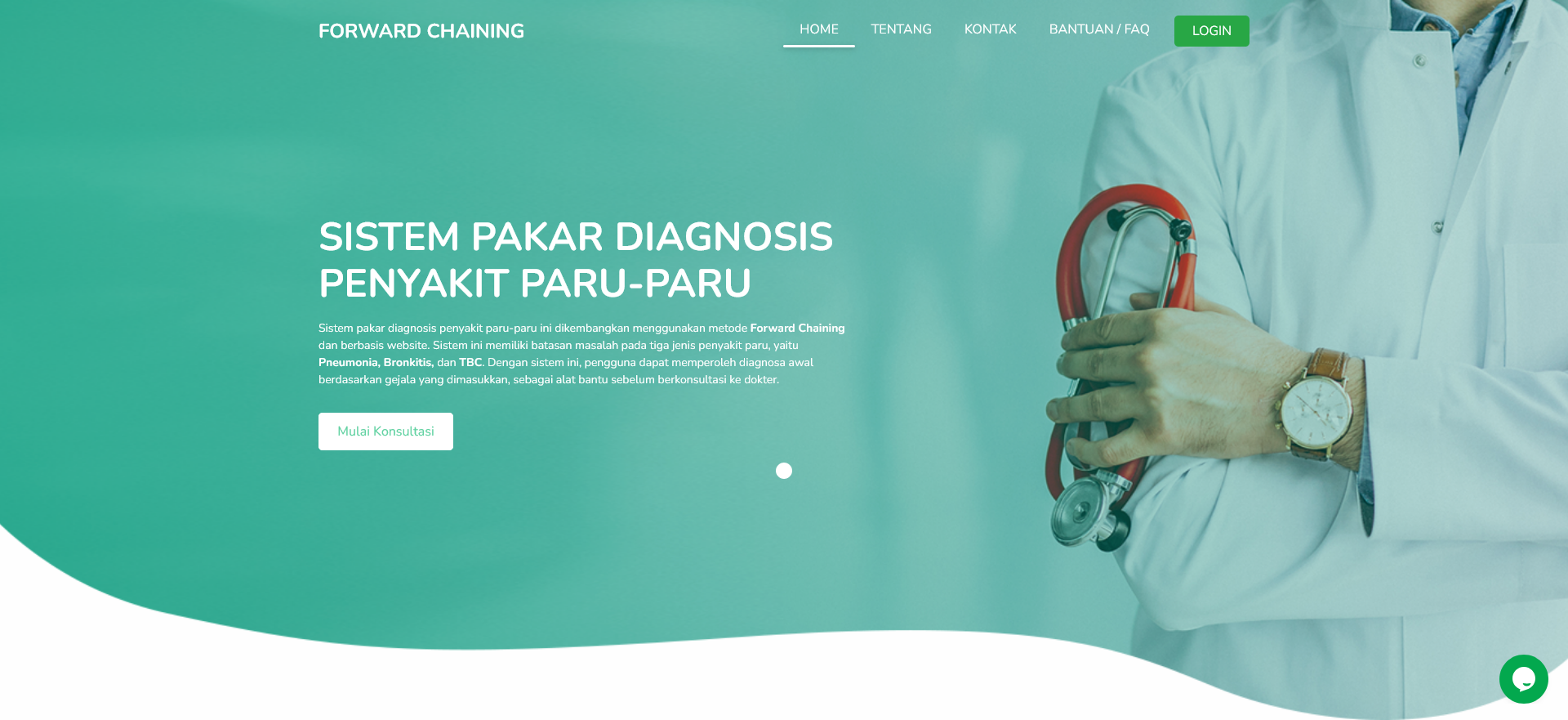 Aplikasi Sistem Pakar Diagnosa Penyakit Paru-Paru